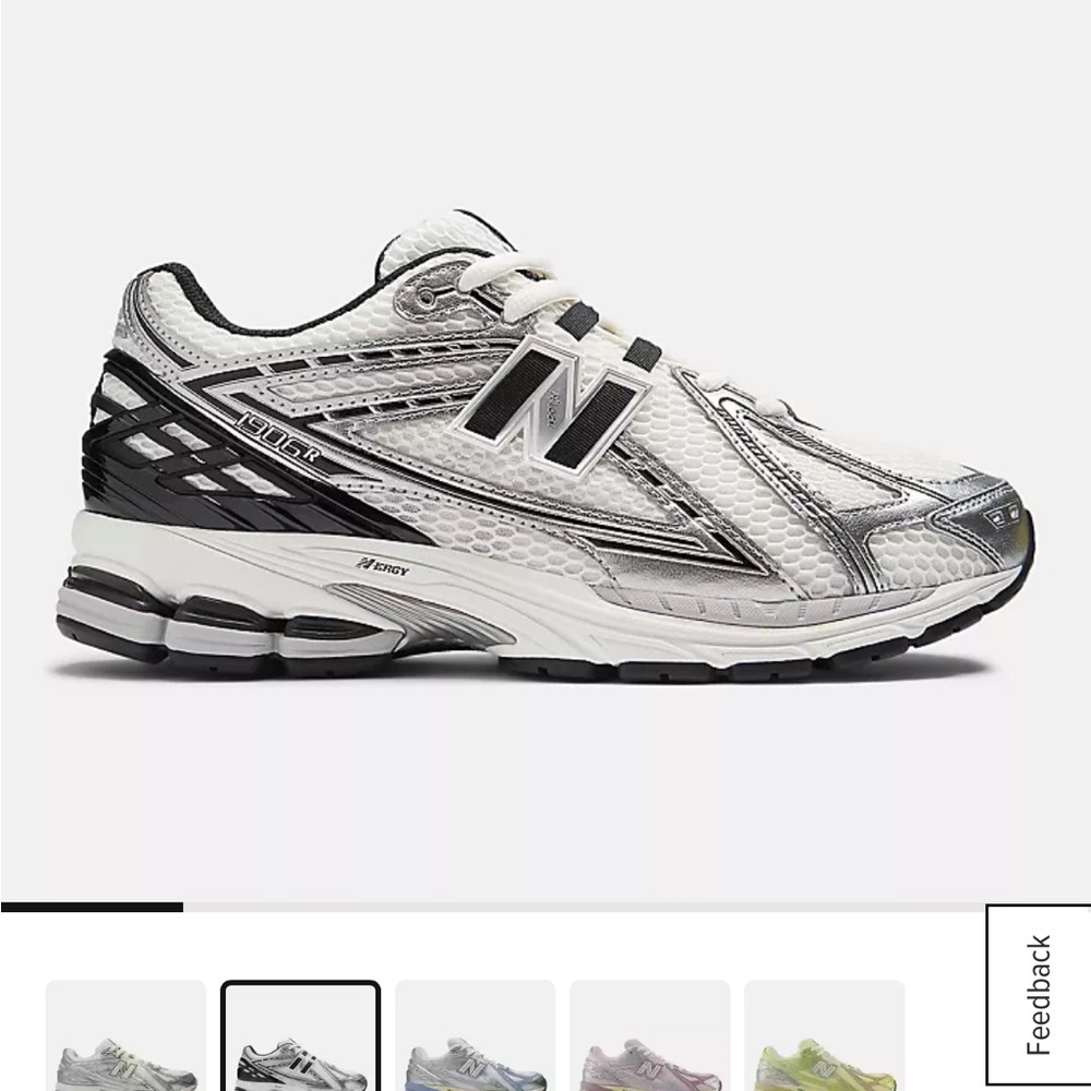 New Balance 1906s White and Black Sneakers- 6.5W/ 4.5M